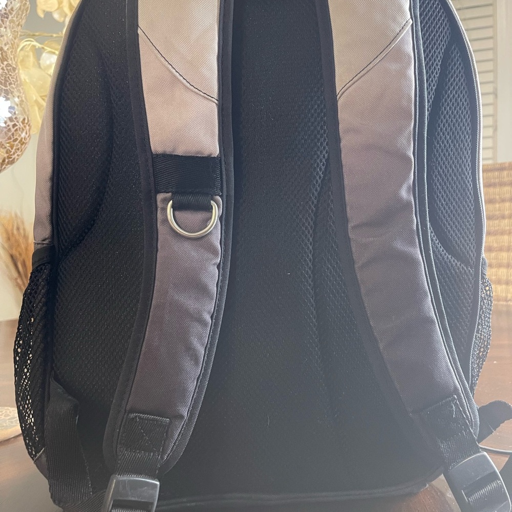 Pottery Barn Teen Black and Silver Backpack - Picture 4 of 7